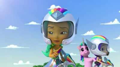 It's what it's called
when soil is blown away by wind, - Rainbow Rangers