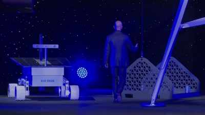 It's what's used to lower
things off of the deck - Tech Billionaires: Jeff Bezos