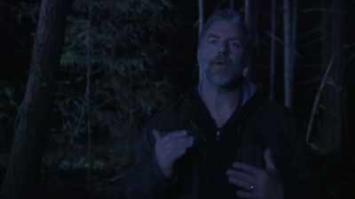 It's widely believed
that Bigfoot will communicate
via wood knocks. - Expedition Bigfoot