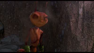 Chuckles I didn't see ya Great AztecaIt's working already I'm so meaningless I'm invisibleGrunts LaughsNow you're getting itAfter all it's not about youIt's about us the teamIt's about thisUh a giant hole in the ground - Antz