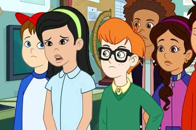 It's working! The wind's curving
around the rounded base. - The Magic School Bus Rides Again