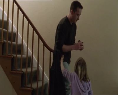 - It's for you. - Thank you, chocolate face. - A Family Man