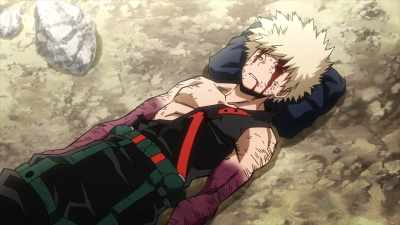 It's because Young Bakugo fainted - My Hero Academia: Heroes Rising