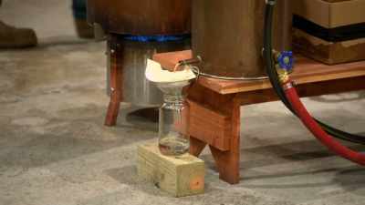 I've always heard
what temperature
it starts running at, - Moonshiners: Master Distiller