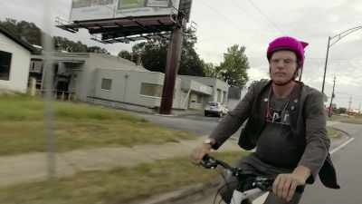 I've been cycling through
our fractured nation - Who Is America?