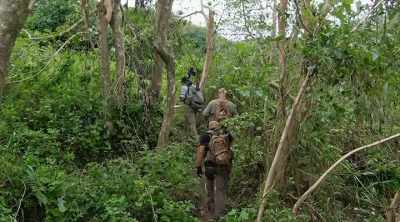 ‐ I've been dyin' to get back
in this cave and keep exploring, - Lost Gold of World War II