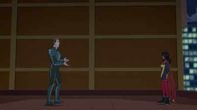 I've been on this job
for weeks, - Marvel Rising: Secret Warriors