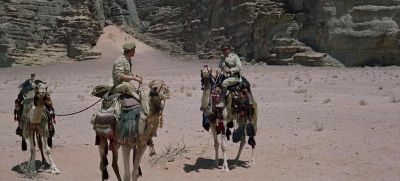 I've been waiting for you Did you know I was comingI knew someone was coming Feisal told meHow did he knowNot much happens within 50 miles of Feisal that he doesn't knowI'll give him that No escortMy guide was killed at the Masturah WellTurks No an - Lawrence of Arabia