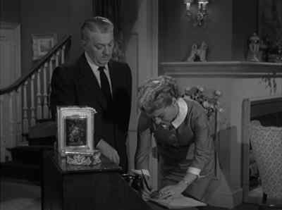 I've changed my mind.
I'd like to call my husband. - Alfred Hitchcock Presents