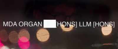 I've checked his
legal qualifications, - Mister Organ