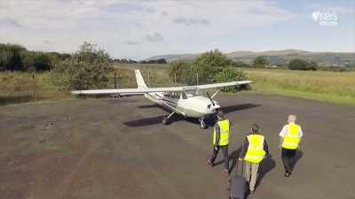 I've come to Cumbernauld Airport
for a flight with a difference. - Scotland from the Sky