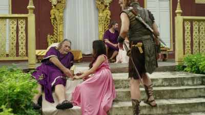 I've come to take you home./
I am home. Have we met? - Troy the Odyssey