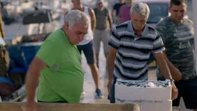 I've come to the port to meet
third generation fisherman - Stanley Tucci: Searching for Italy