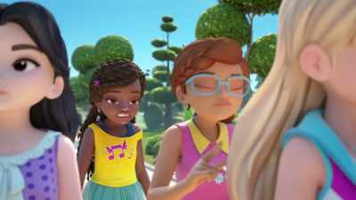 I've counted 25 posters
since we left.
At least. - LEGO Friends: Girls on a Mission
