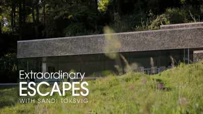 I've escaped with Prue Leith,
deep into the Cotswold countryside. - Extraordinary Escapes with Sandi Toksvig