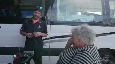 I've had fines from doing burnouts.
(CHUCKLES) - Miriam Margolyes: Australia Unmasked
