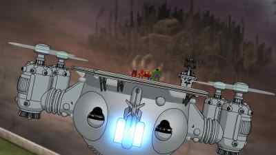 I've got a bead on the Silver Surfer.
He's in that dungeon! - The Super Hero Squad Show