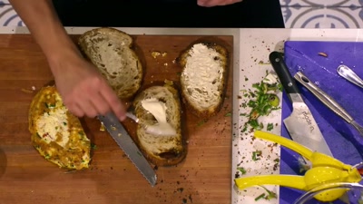 I've got both layers with garlic aioli.
I've got some caviar in there. - Cook at all Costs