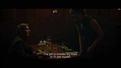 I've got to powder my nose
or I'll pee myself. - Dogs Don't Wear Pants