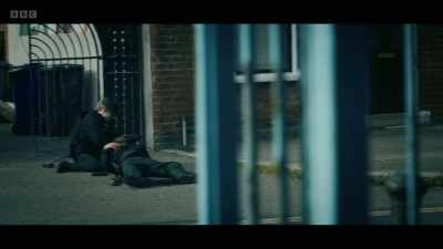 I've got you. I've got you.
HE CHOKES - Blue Lights