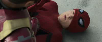 No it's good I gotta get him backYou're going home or I'll call aunt mayDude You're doneWaitMr stark wait I'm not done I'm notOkay I'm done I'm done - Captain America: Civil War
