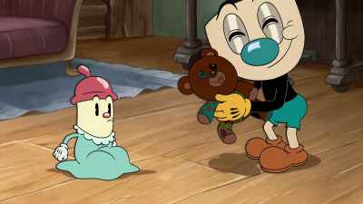 I've had this bear
since I was a tiny baby. - The Cuphead Show!
