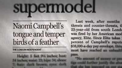 I've heard "crazy." I've heard
"nightmare." I've heard "difficult." - The Super Models