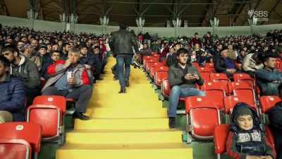 I've heard rumours that attendance
at home games is compulsory - From Russia to Iran: Crossing Wild Frontier