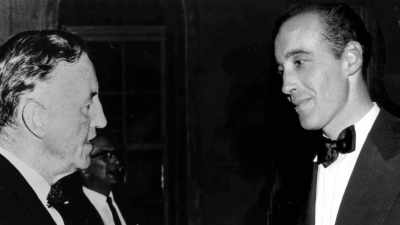 'I've heard talk that certain
elements of the James Bond character - The Life and Deaths of Christopher Lee