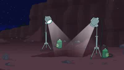 I've hit a rich vein of missing links. - Futurama
