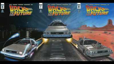 I've illustrated
comic book cover - Expedition: Back To The Future