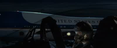 Okay boys give me some room I've just been ordered to fire on Air Force One - Air Force One