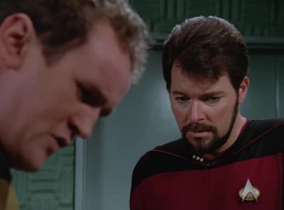 - I've lost him.
- Damn it! - Star Trek: The Next Generation