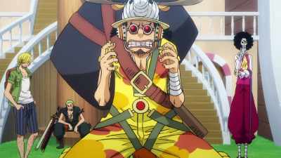 I've managed to let my crew escape,
but this place will become a warzone. - One Piece: Stampede