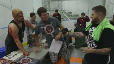 I've never felt like the people
who come up to the table - The Wrestlers