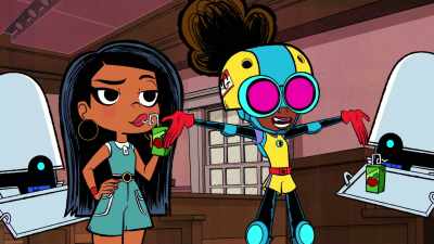 I've never seen active
noise-cancellation - Marvel's Moon Girl and Devil Dinosaur
