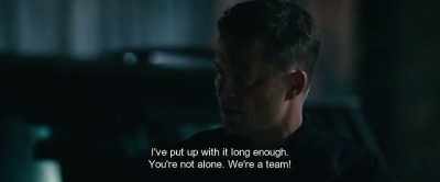 I've put up with it long enough.
You're not alone. We're a team! - Hot Dog