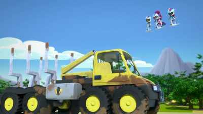 I've read about vehicles like this.
It's for logging. - Rainbow Rangers