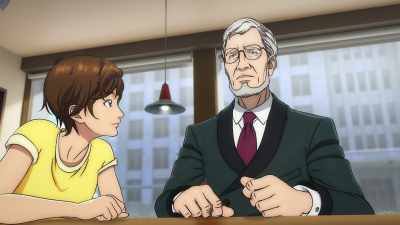 I've searched 17 years
for your father's works, - LUPIN THE 3rd vs. CAT'S EYE