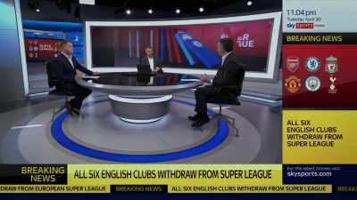 I've seen plenty of businesses
collapse very dramatically, - Super Greed: The Fight for Football