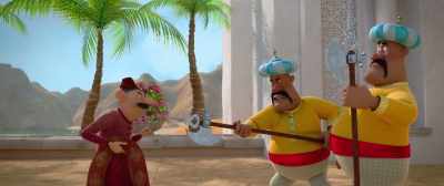 I've something here our honorable Sultan
has desired for a very long time. - Up and Away