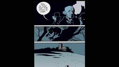 I've tried to maintain and maybe focus
on the strange rhythms to those stories - Mike Mignola: Drawing Monsters