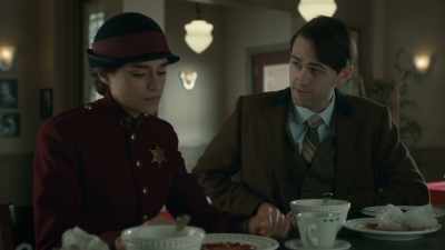 I've, uh, been told - Frankie Drake Mysteries