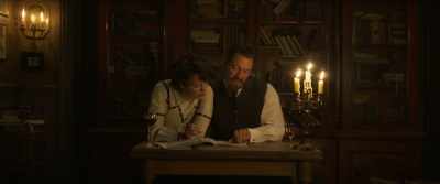 I've written,
"She brushed up against me suggestively, - Colette