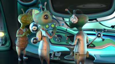 [Ixbee questioning excitedly] - Alien TV