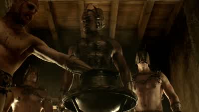 Ixion draws bipennis. - Spartacus