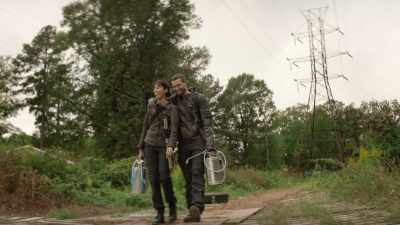 Izzy: 
Felix, you copy? - The Walking Dead: World Beyond