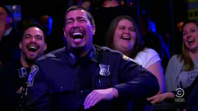 Izzy, so, if a Latino cop
has a retirement party - Jeff Ross Roasts Cops