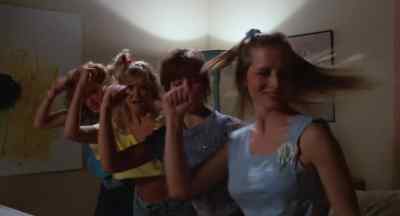 J” drink too much, pour some more wine j” - Slumber Party Massacre II
