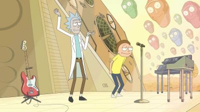 J head bent over j - Rick and Morty
